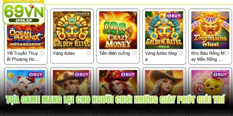 Tựa game mang lại cho người chơi những giây phút giải trí tuyệt vời