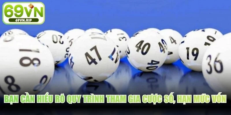 Bạn cần hiểu rõ quy trình tham gia cược số, hạn mức vốn tối thiểu